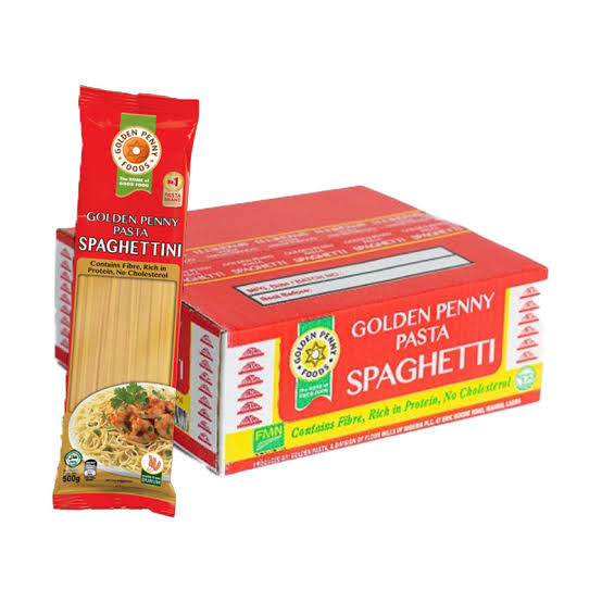 Golden spaghetti fat